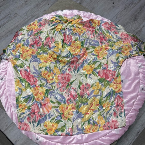 EJHARPER Womenβs 14 Long sleeve Turtle neck blouse plus size polyester floral - Picture 11 of 15